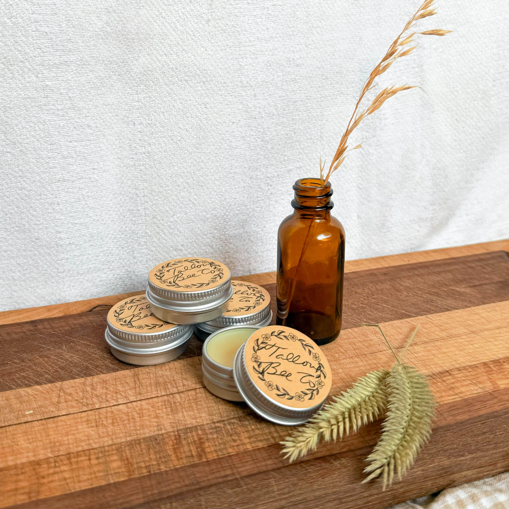 Beeswax + Tallow Lip Balm